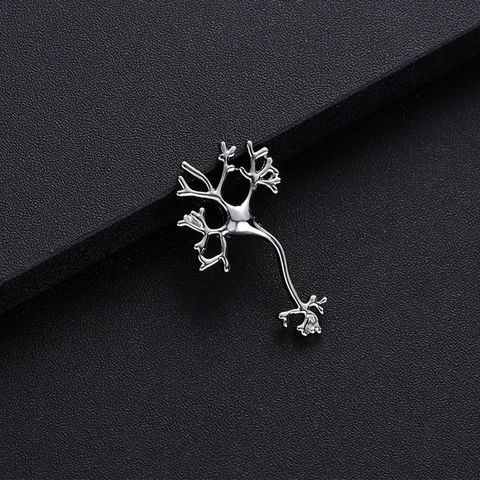 Брошь в виде нейрона Medsor, значок в виде нейролога, изысканные аксессуары, значок на лацкан пальто, украшение