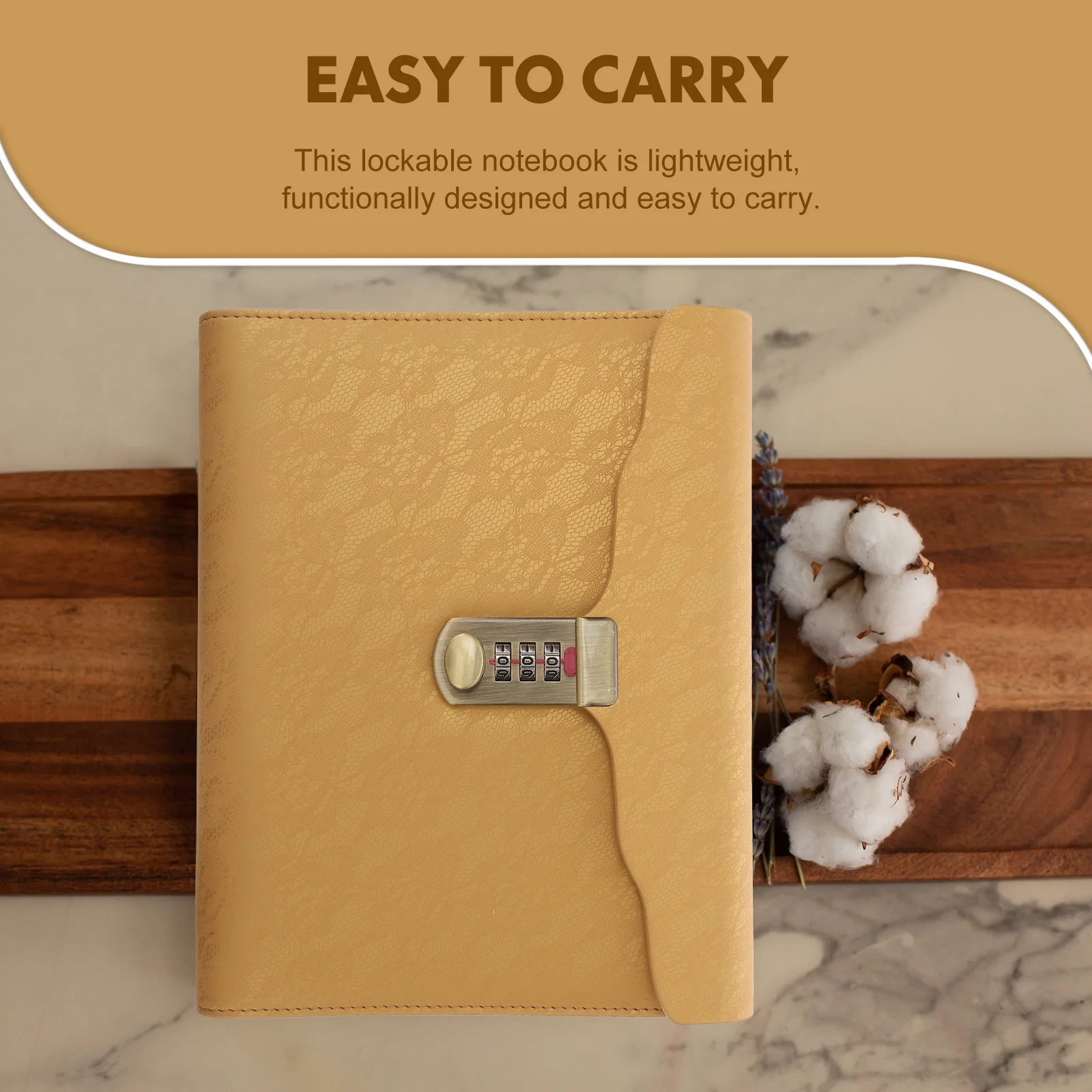 

Блокнот из искусственной кожи, блокнот A5, спиральные журналы с блокировкой, многоразовый дневник, пароль, офисные передатчики, комбинация