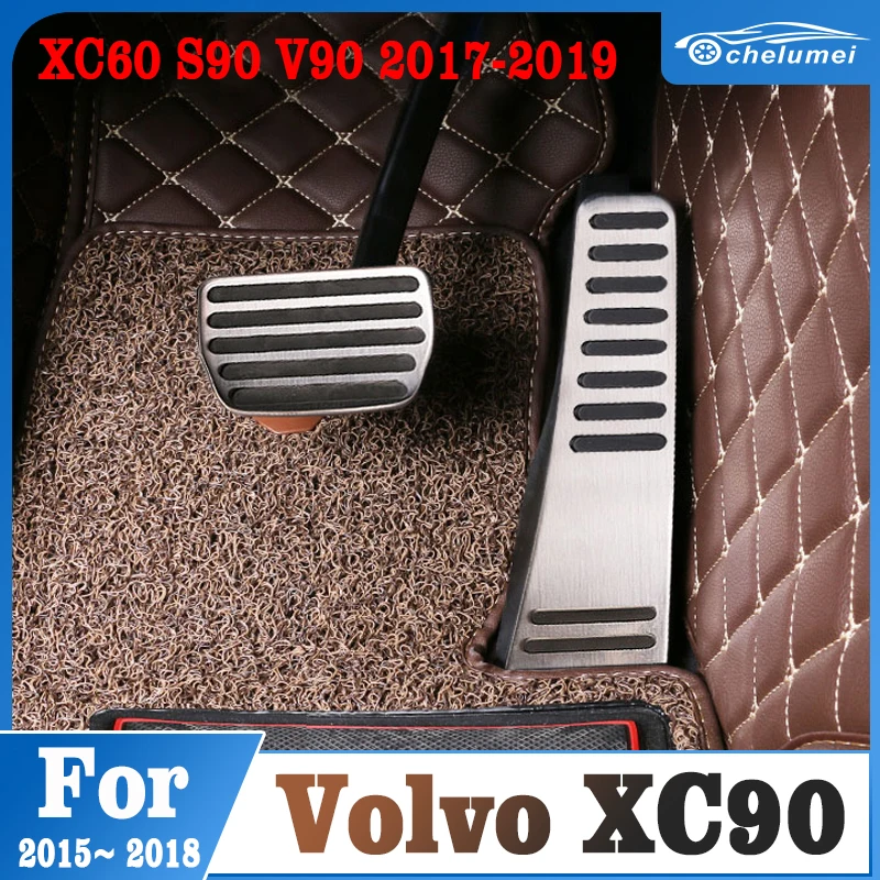

Car Brake Rest The Accelerator Pedals Anti-Skid Cover For Volvo XC90 2015 2016 2017 2018 XC60 S90 V90 2017 2018 2019 Accessories