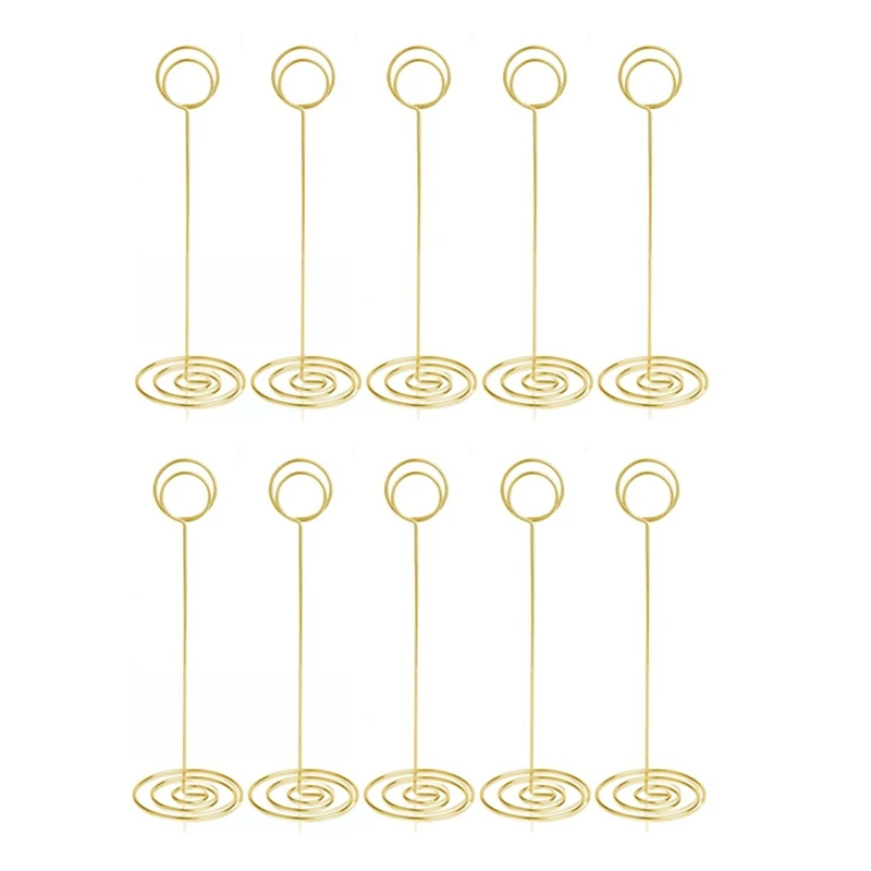 

Table Number Holders 10Pcs - 8.75 Inch Place Card Holder Tall Table Number Stands For Wedding Party Graduation Reception