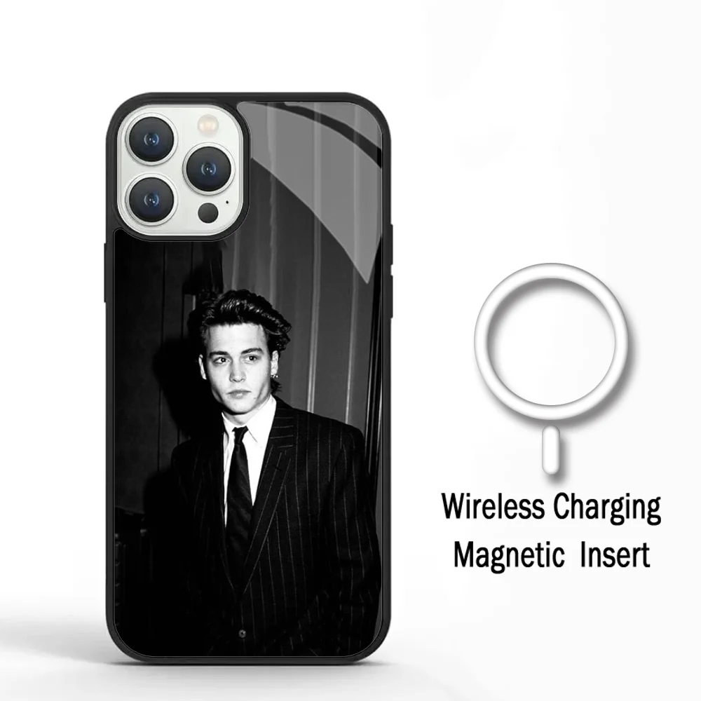 Чехол для телефона J-NY D-Depp IPhone 11 12 13 14 15 Plus Pro Max зеркальный акриловый чехол Magsafe