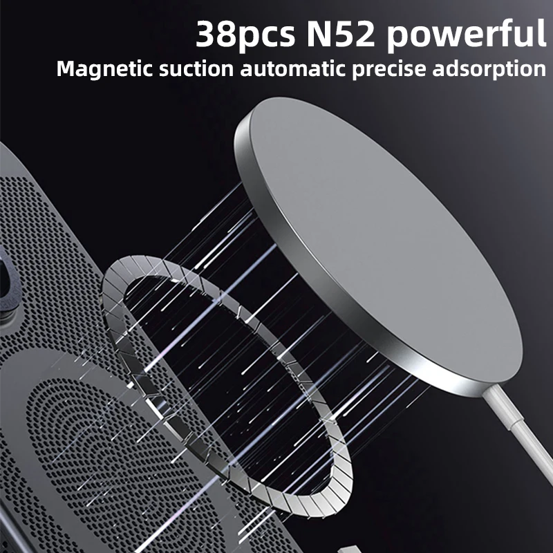 Metal Lens Protection Breathable Mesh Magnetic Magsafe Wireless Charging Hard Phone Case For iPhone 11 12 13 14 Pro Max Cover