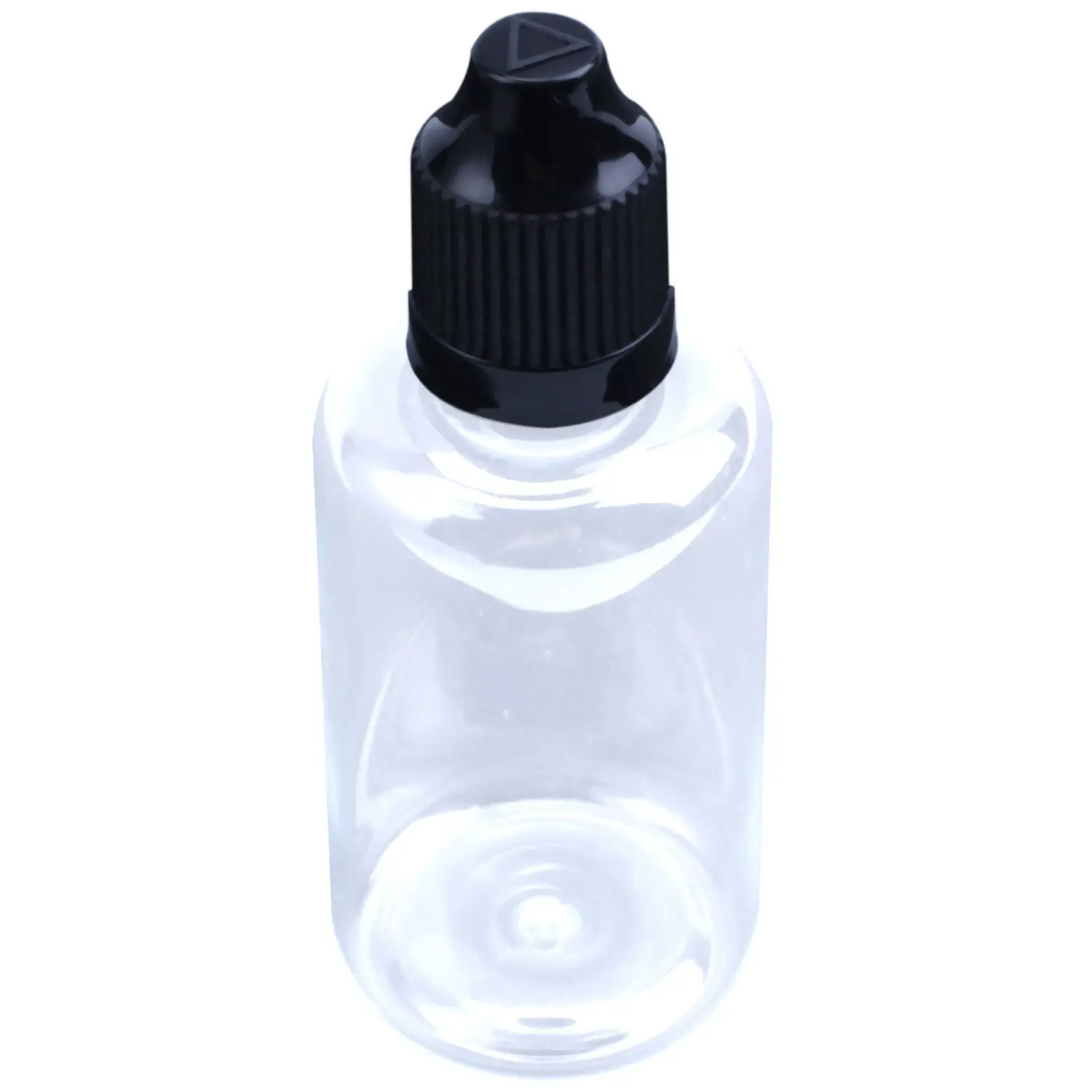 

10 Pcs 50ML Empty Dropper Bottles Liquid Needle Tip Cap PET Black