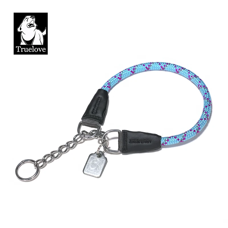 

Truelove Pet P-Chain нейлоновый ошейник для собак из нержавеющей стали, тянущийся светоотражающие декоративные, взрывозащищенный, для ходьбы, TLC5373