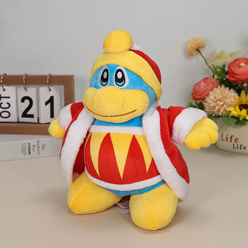 Новинка 2024 года 25 см плюшевые игрушки Kirby Kawaii Dedede King мягкая плюшевая игрушка