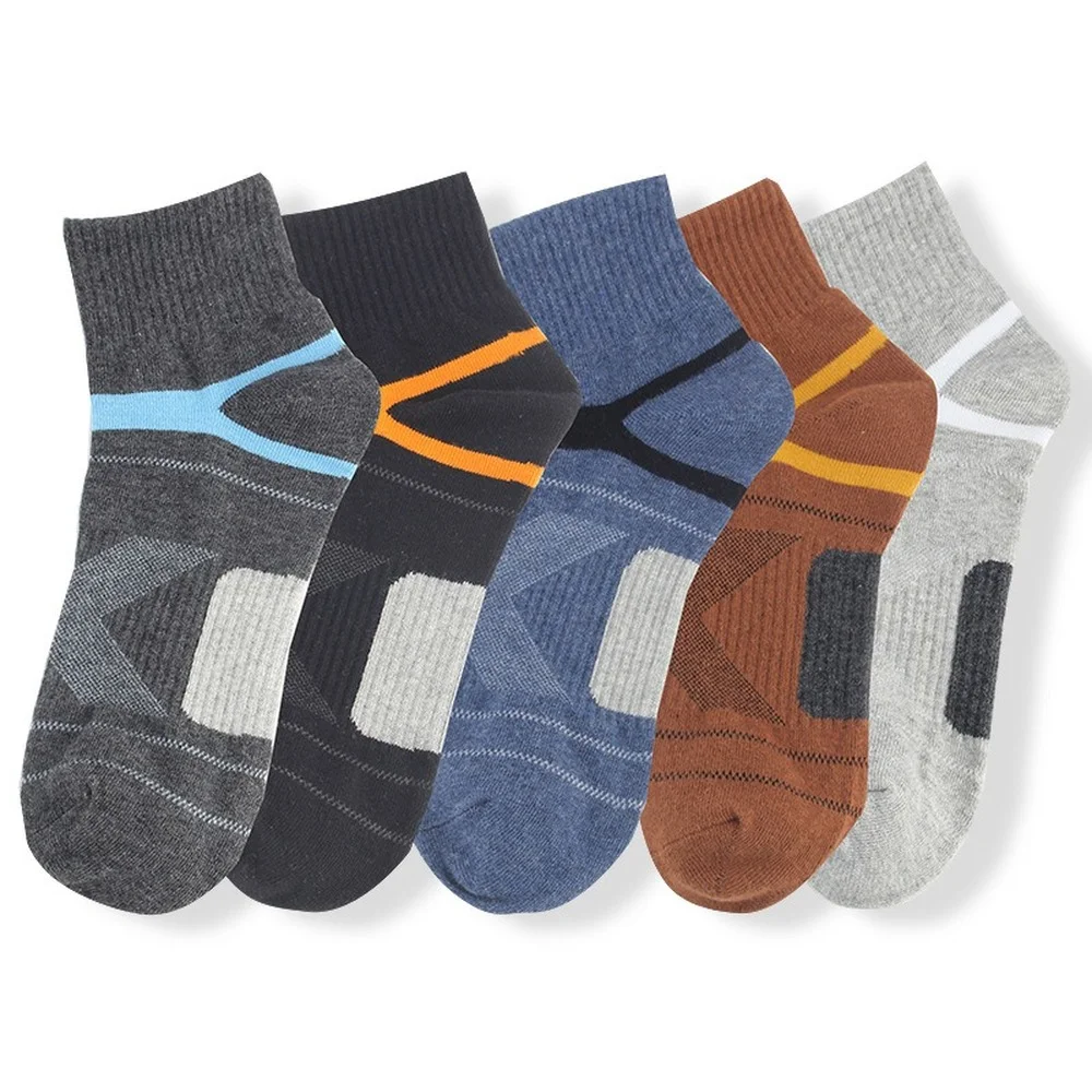 5 Pairs New Soft and Breathable Men Sport Socks High Quality Professional Running Climbing Athletic Men Socks Dropshipping