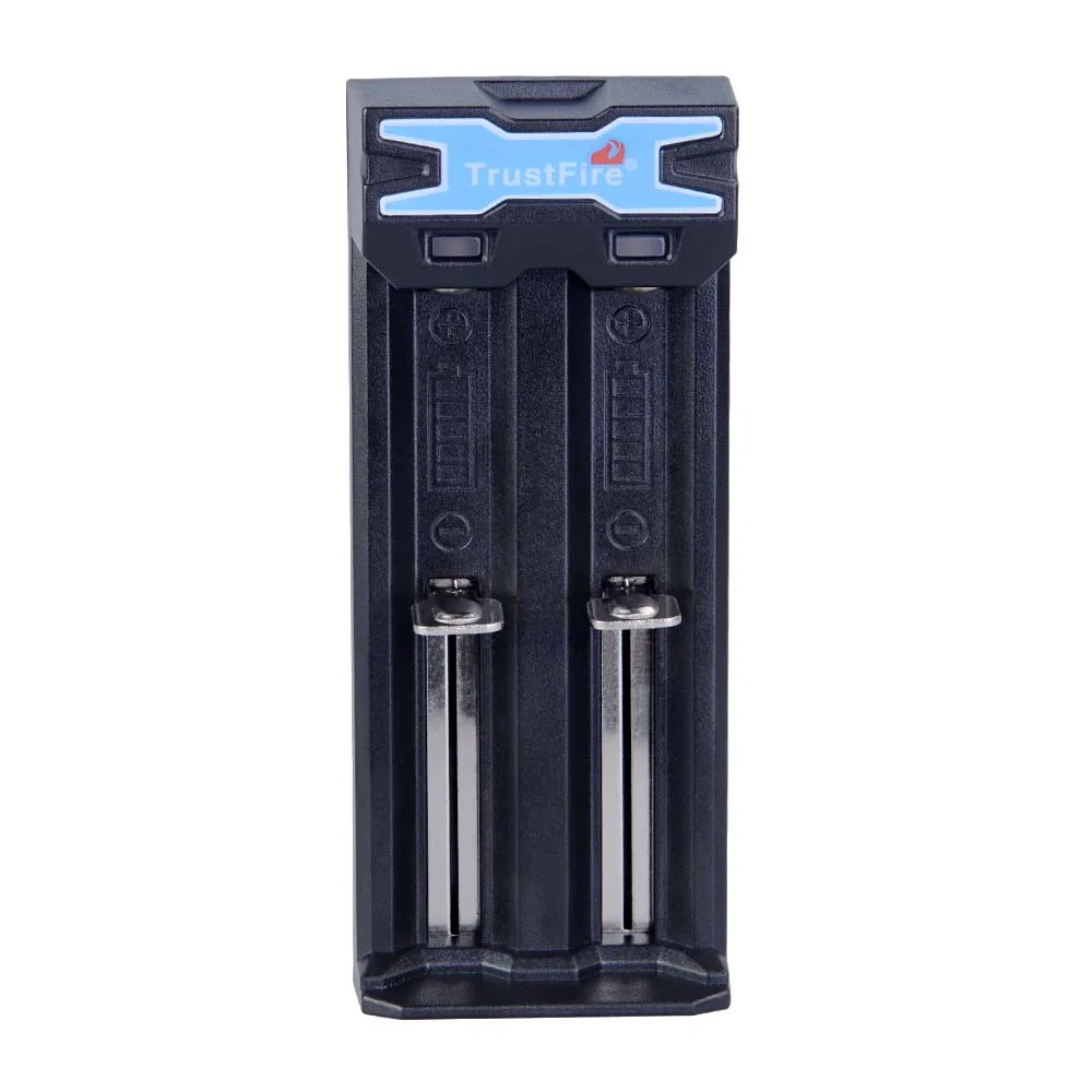 

TrustFire быстрое многофункциональное зарядное устройство USB для литий-ионных аккумуляторов с 2 слотами для IMR 18650 16340 10440 14500 3,7 в перезаряжаемых б...
