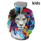 Детская толстовка с капюшоном, на возраст от 3 до 14 лет