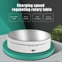 high power electric rotating mirror jewelry display stand base jewelry organizer turntable jewellery packaging display jewelry
