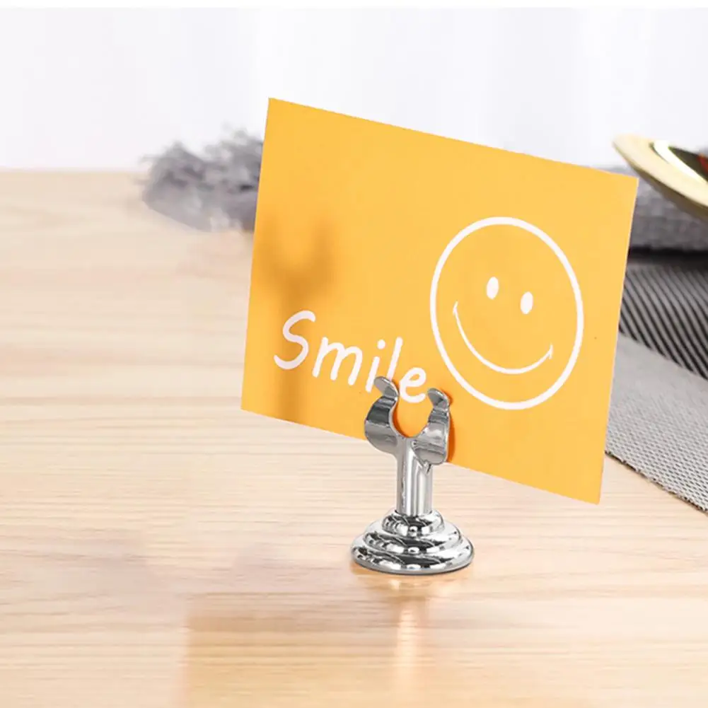 

Mini Table Card Holder Place Card Holders Stand Card Photo Clip Holder Rustic Wedding Decorations Party Table Number Name Sign