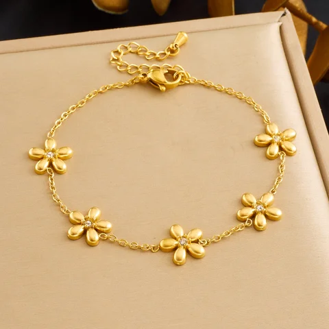 DIEYURO золотое ожерелье-браслет набор