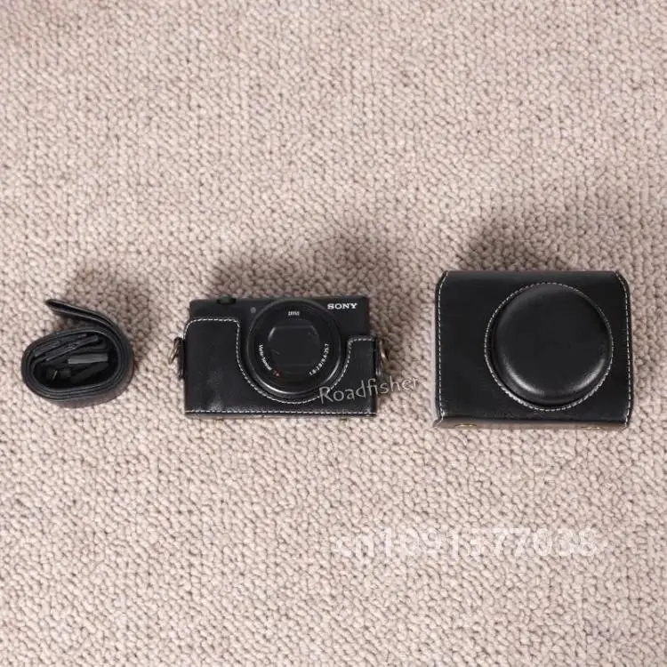 Сумка для камеры Roadfisher из искусственной кожи защитный чехол базовый ремень Sony ZV10