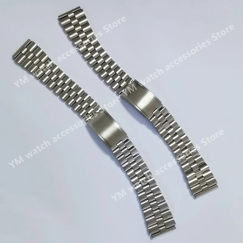 Stainless Steel President Straight End 19mm Replacement 6139 KS  80's Pogue Bracelet Watch Band Strap Fit for  SKX Watch