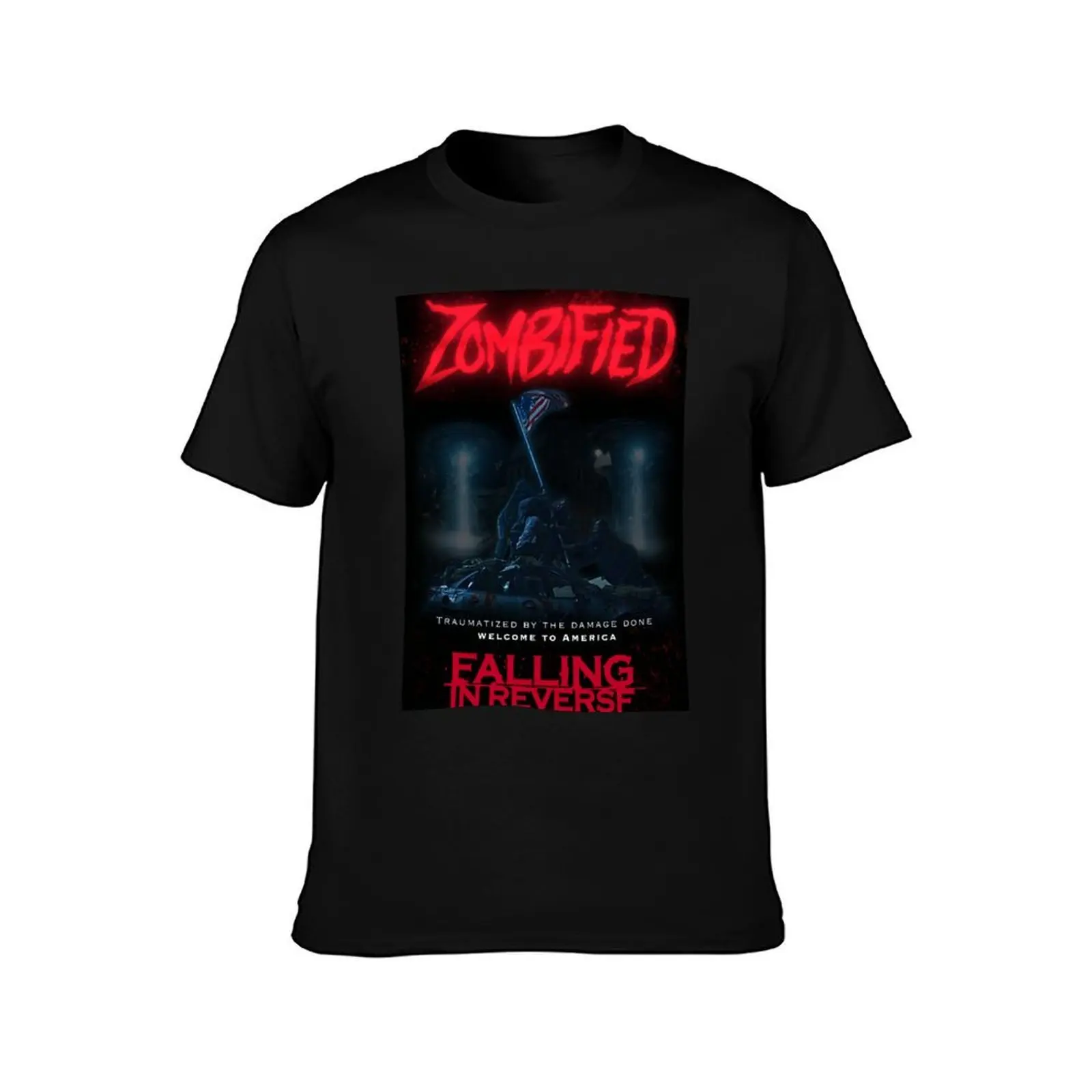 Фото Футболка FIR zombified, повседневная универсальная футболка с коротким рукавом №2