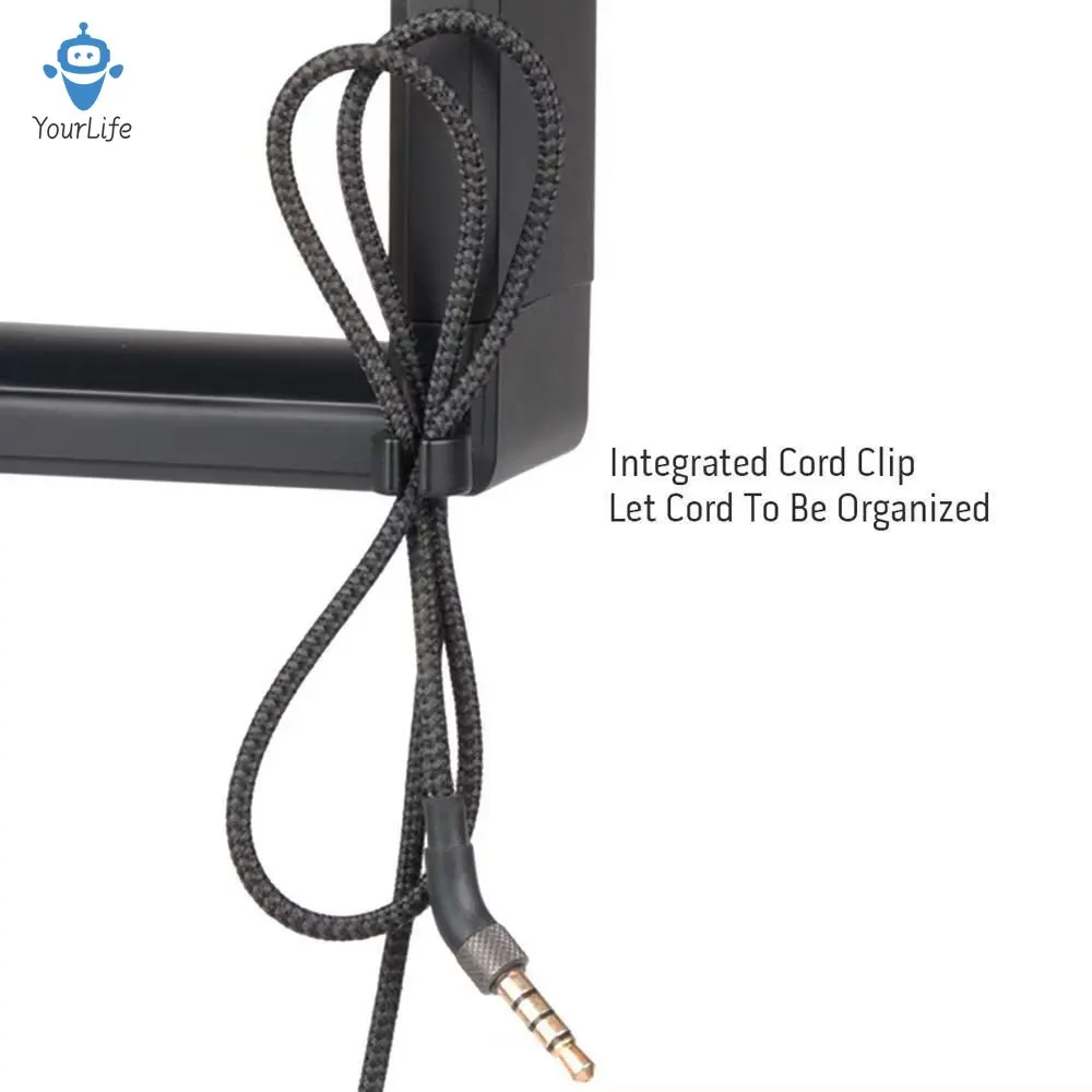 Table Headset Holder Under Desk Headphone Stand Display Rack Hook for Gaming enlarge