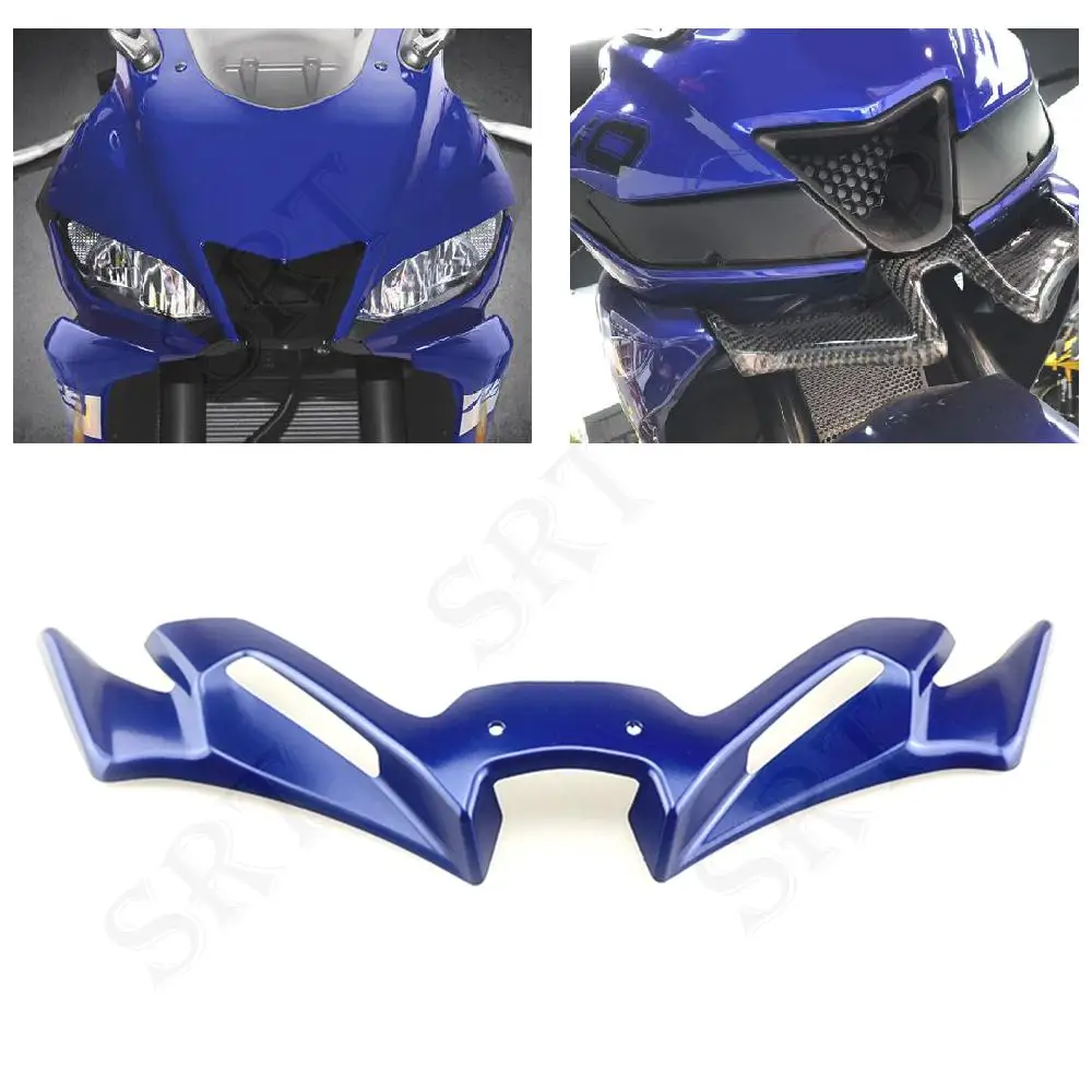

For Yamaha Motorcycle Front Fairing Guard Wind Wing Aerodynamic Winglet Decorative plate YZF R3 R25 YZF-R3 320 2019 2020 2021