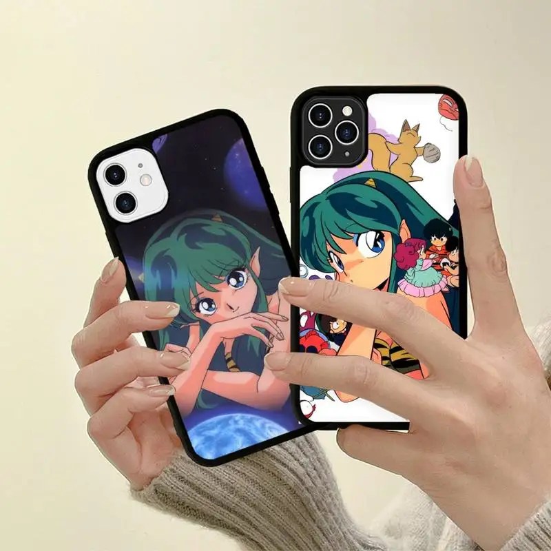 

MaiYaCa Urusei Yatsura anime Phone Case Silicone PC+TPU Case for iPhone 11 12 13 Pro Max 8 7 6 Plus X SE XR Hard Fundas