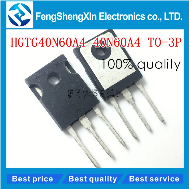 

10pcs/lot G40N60A4 HGTG40N60A4 75A/600V 40N60A4 SMPS Series N-Channel IGBT TO-247