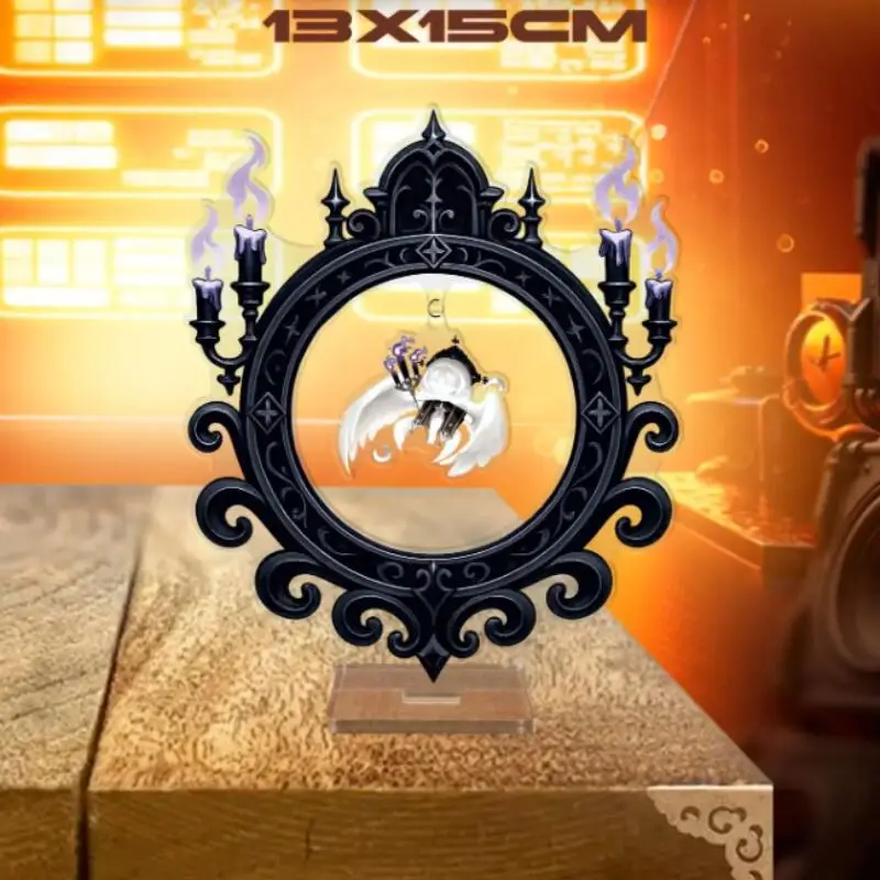 Фото Акриловая табличка для Cookie Run Kingdom: Белая лилия, Cookie Doughael, Silent Salt Cookie, аниме-атрибутика, настольное украшение, подарок №5