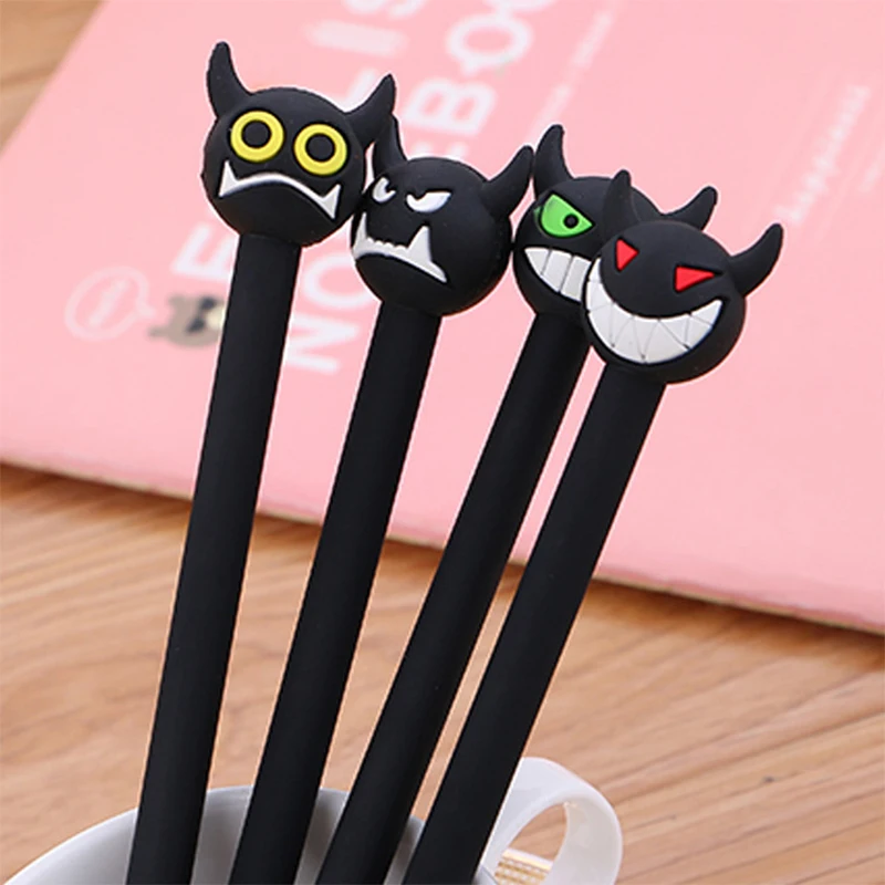 

Creative Cartoon Cute Bull Head Gel Pen Kawaii Student Stationery School Office Supplies Accessories Writing Pen Signature Pen