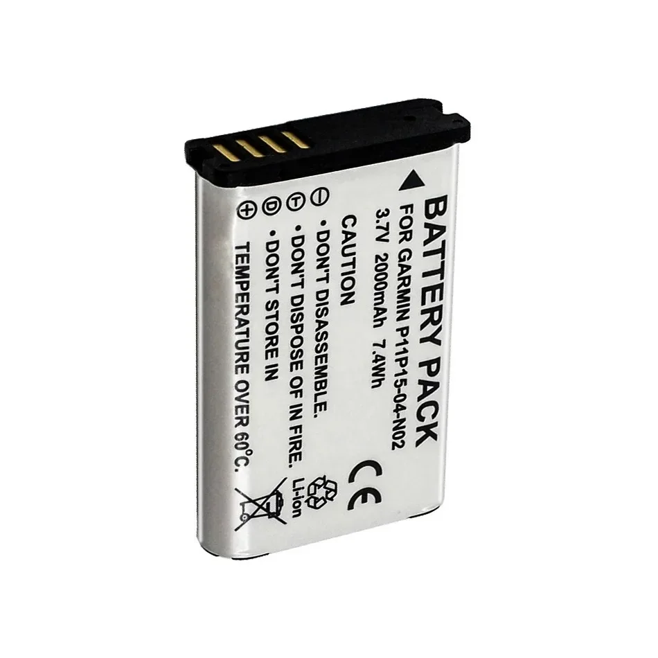 010-11654-03 Портативный аккумулятор 2000 мАч для GARMIN Monterra 680t 650t 610t 600t Ручная экшн-камера