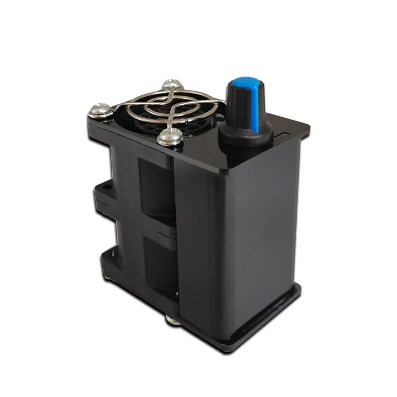 Мощный вентилятор с черным внешним блоком управления продолжительным