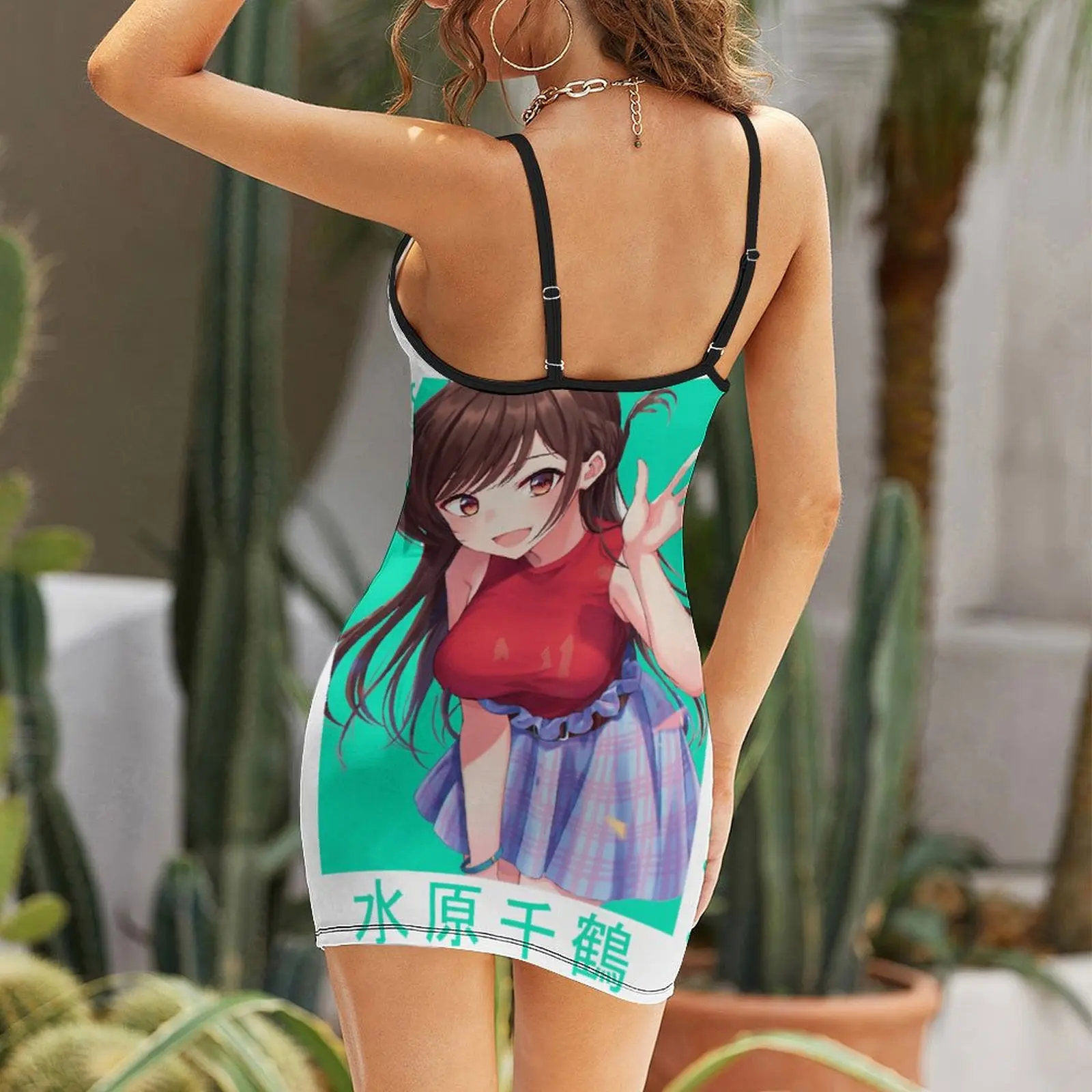 Классическое женское платье на бретельках chizуру мизухара распродажа Премиум