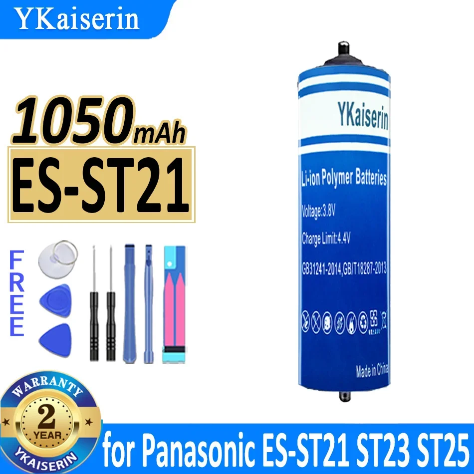 Аккумулятор YKaiserin 1050 мАч для Panasonic ES-ST21 ST23 ST25 SE27 ST29 ST37 ST39 ES-GA21 GA20 GA40 ERT3