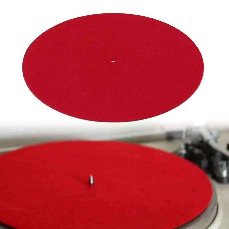

Mat Slipmat Audiophile 3mm Felt Vinyl Record Players Anti-Vibration Durable Anti-Static