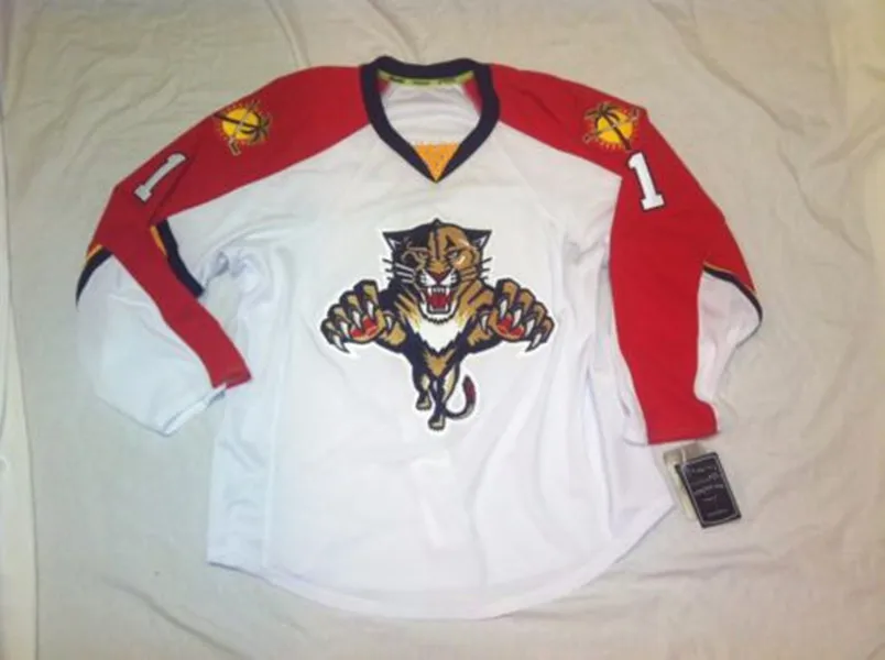 

1 Roberto Luongo Florida Hockey Jersey Panthers Embroidery Stitched Customize any number and name