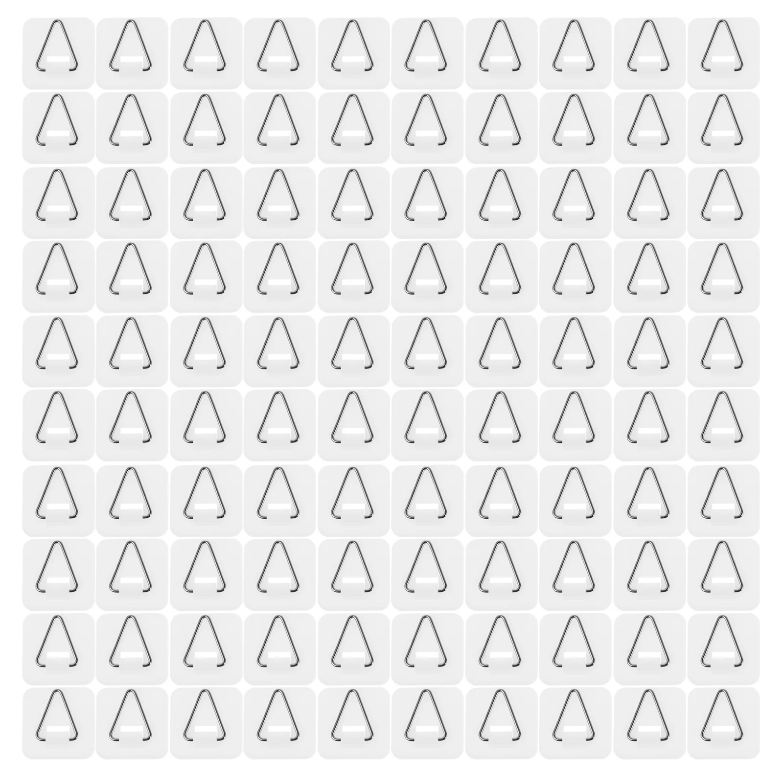 

100 Pcs Hook Kitchen Dish Holder Adhesive Plate Bracket Fixing Hanger Plastic Vertical Holders