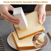 2022 new handy solid butter spreader holders sticks plastic storage small kitchen baking tools cheese keeper case 1 pc
