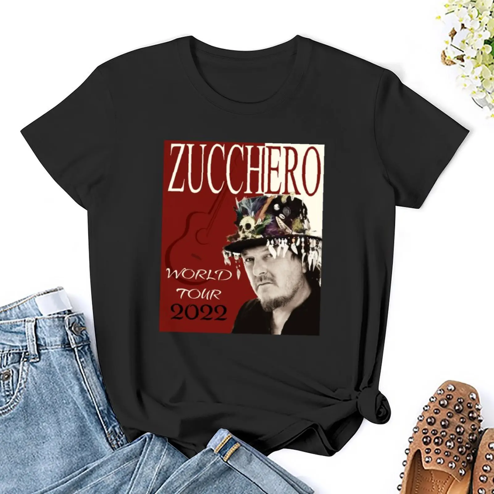 Zucchero world tour 2022 футболка с коротким рукавом корейская мода тренировочные рубашки