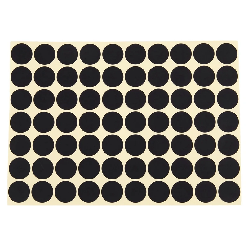 

2X 19Mm Circles Round Code Stickers Self Adhesive Sticky Labels Black