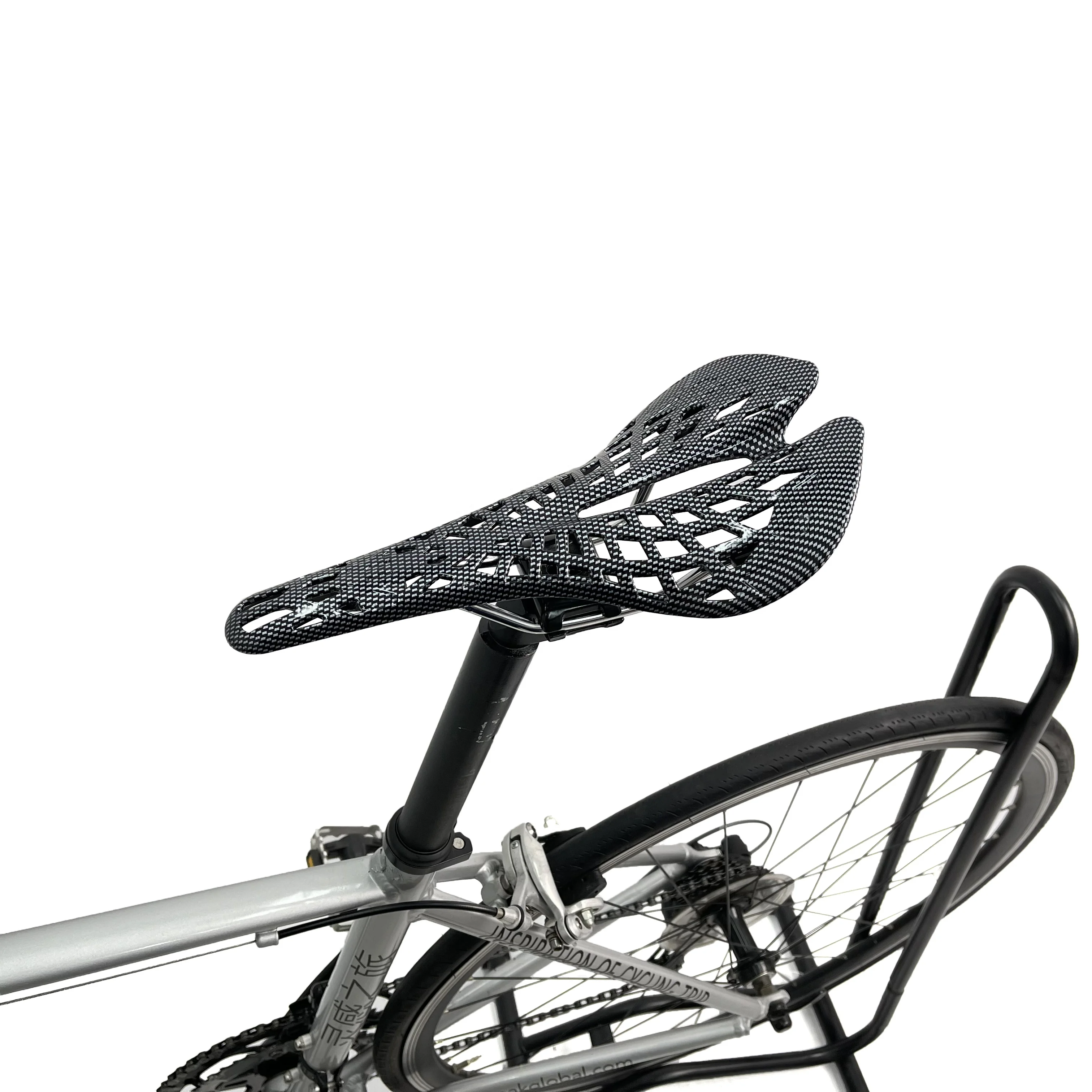 

REYGEAK Bicycle Seat Super Light Mountain Road Fixed Gear Hollow Carbon Fiber Pattern Bike Saddle Cycling Equipment