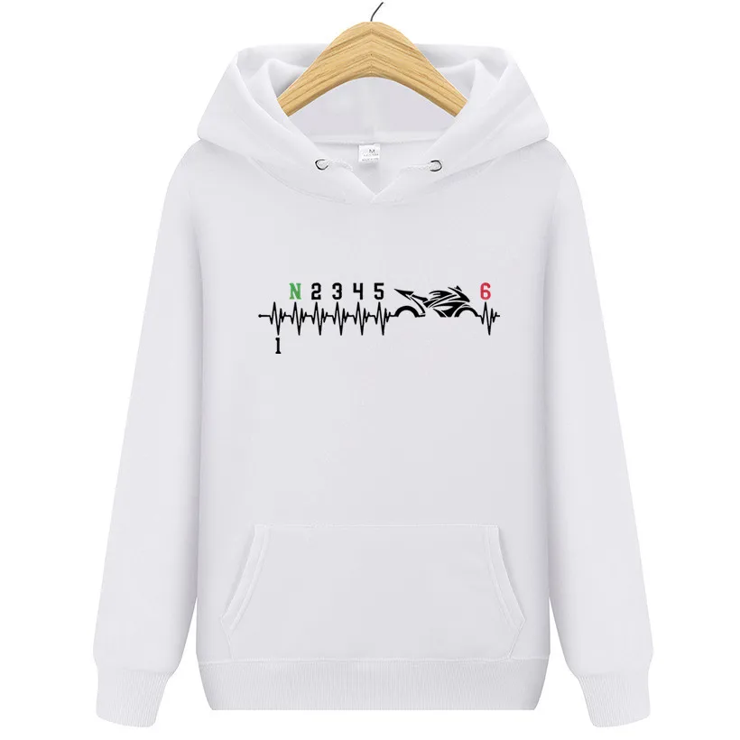 Мужская Повседневная Толстовка велосипедный топ с рисунком сердцебиения 1N2345 6
