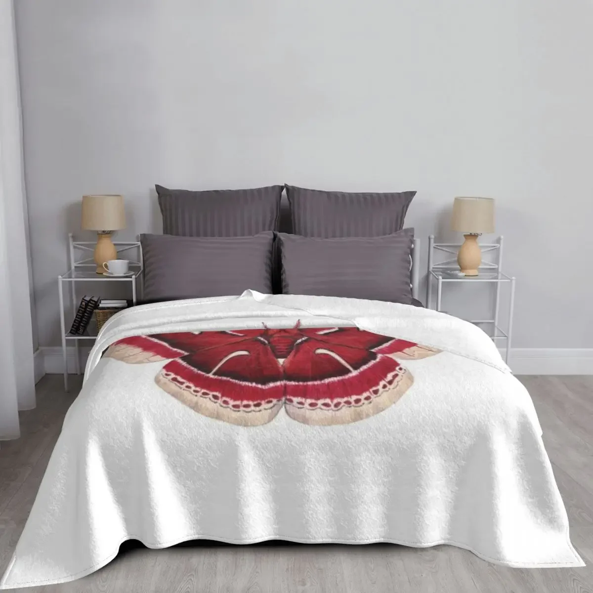 Одеяло Ceanothus Silkmoth (Hyalophora euryalus) покрывала диваны для украшения дорожное одеяло