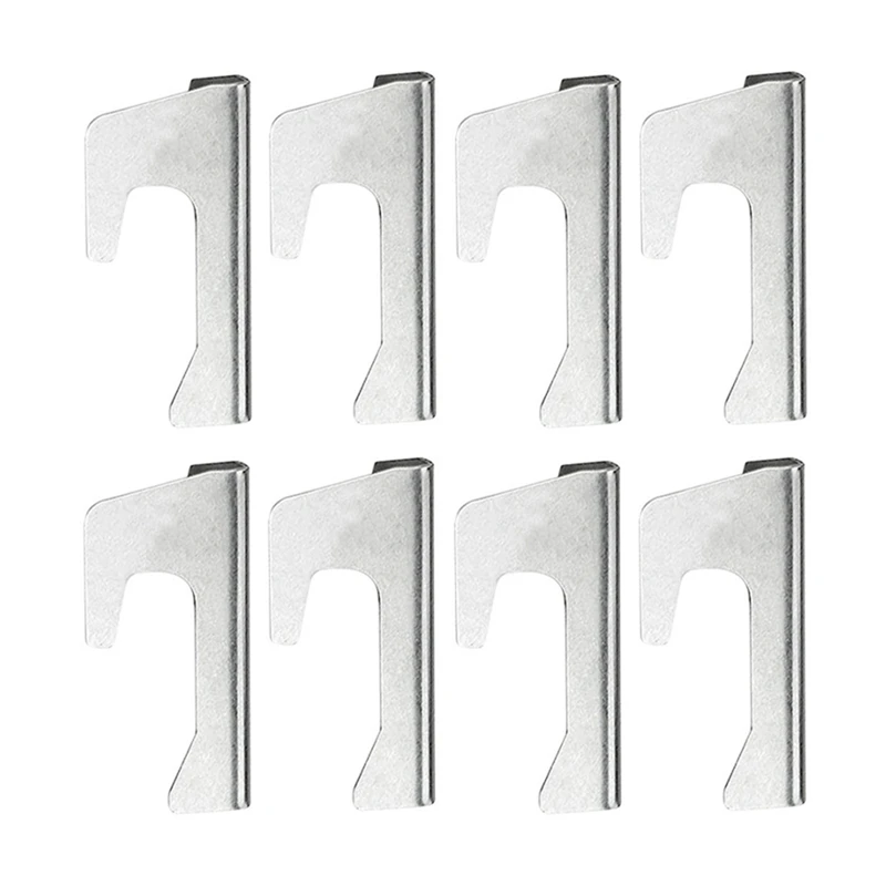 

8 Pcs Grill Pan Spacer Holder For Firebox And Kettle Ring Grill Accessories Grill Pan Spacer Durable Easy To Use Silver