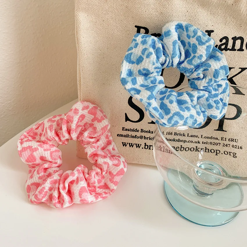 

Fashion Print Ponytails Holder Girls Hair Accessories Kids Hair Ring Children Hair Styling Tools Scrunchies Head Rope