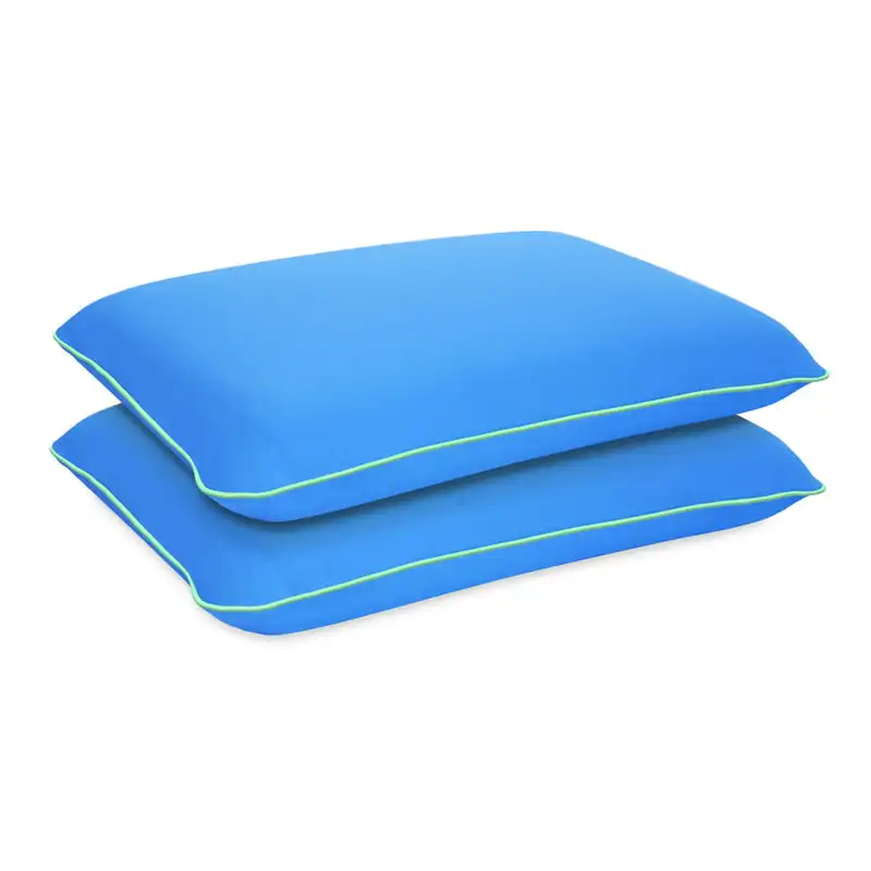 

Foam With Cool-To-The-Touch Cover, Standard/Queen, Cosmic Blue, 2 Pack