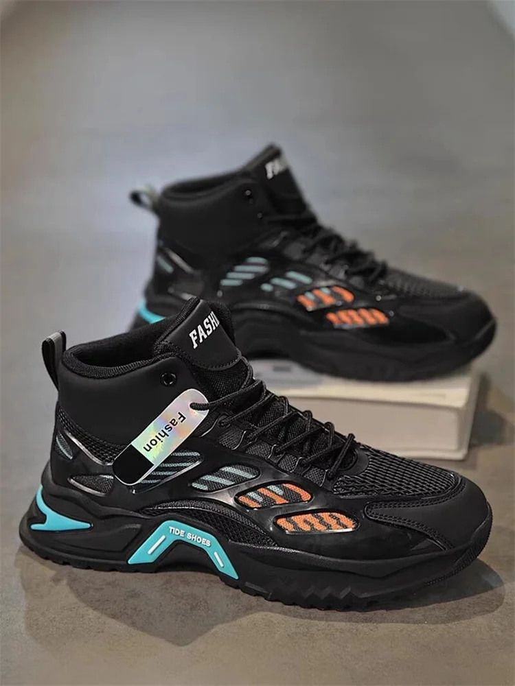 Модная брендовая мужская обувь 2024 осень и зима новые мужские кроссовки с дышащей