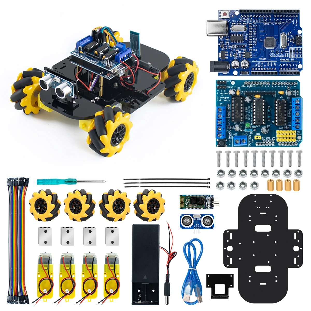 Механический робот-автомобиль для Arduino