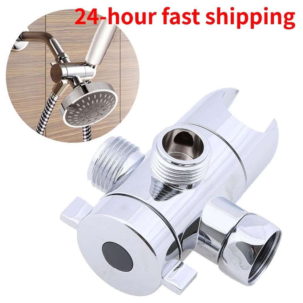 

Многофункциональный трехсторонний держатель для душевой лейки в ванную комнату, регулируемый вкручиваемый кронштейн, адаптер для шланга и трубы