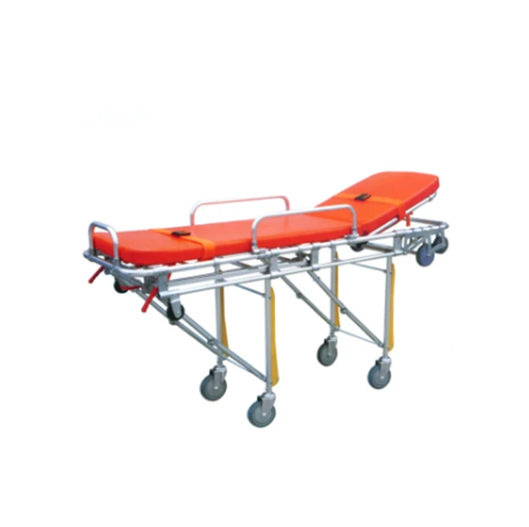 

EU-0501 Medical Chair Adjustable Manual Hospital Patient Transport Emergency Ambulance Stretcher Trolley