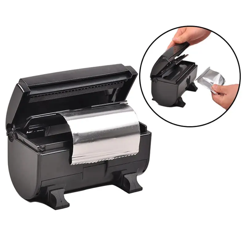 Профессиональный резак для фольги коробка хранения оловянной дизайна ногтей