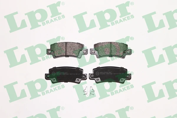 

05 P1068 for rear brake pad COROLLA 1,4-, 6 VVTI gasoline-