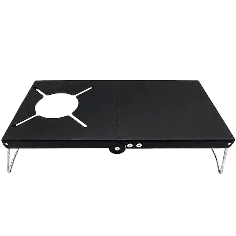 

Outdoor Folding Stove Table Windproof Stove Stand Camping Stove Table For Camping Hiking With Storage Bag