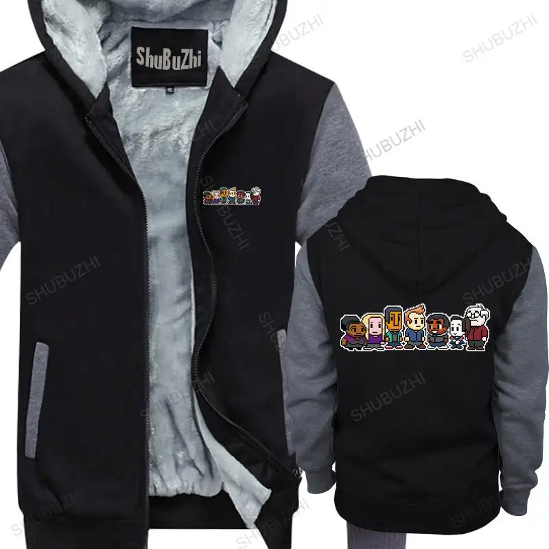

homme hoodies zipper Pixel Community jacket Community Jeff Winger Britta Abed Nadir Troy Pierce Shirley Chang winter hoodie