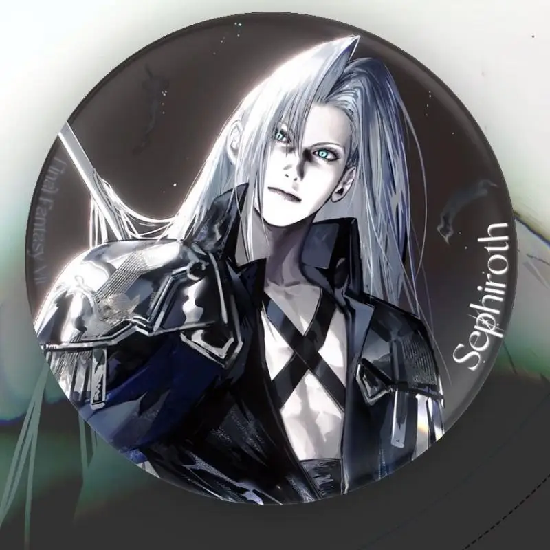 Ff7 ultifantasy 7 Sephiroth Game периферийные устройства креативный дизайн значки 58 мм