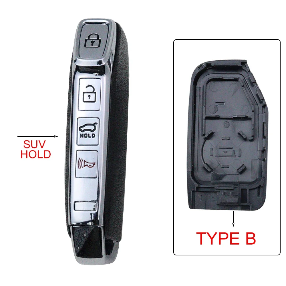 

4 кнопки Автомобильный Брелок оболочка для Kia Sportage 2020 K5 K8 K3 KX3 KX7 Seltos 2022 Ray Sorento Soul Telluride Cerato